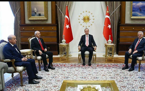 اردوغان يتصالح مع المعارضة بعد رفضها للانقلاب