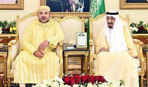 بعد حفل الاستقبال..الملك يقوم بزيارة للعاهل السعودي بمقر إقامته بطنجة
