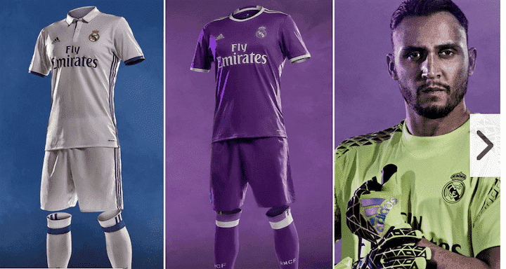 ريال مدريد "يكشف" أقمصته الجديدة -صور 