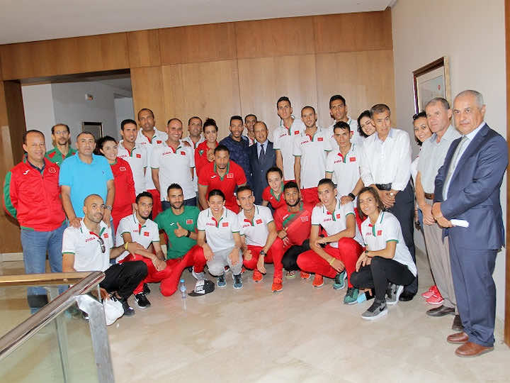 رغم إخفاق ريو..أحيزون ينظم استقبالا للرياضيين والوفد