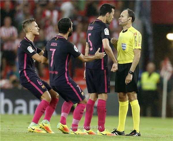 برشلونة ينتزع فرزا صعبا أمام بيلباو