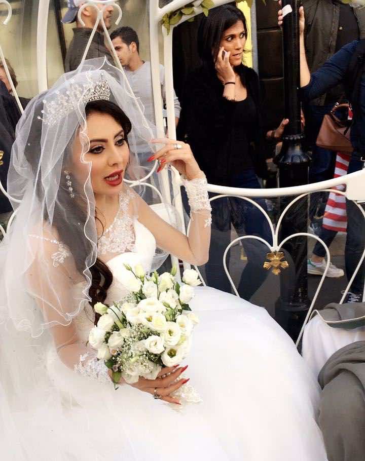 فيديو يوثق زواج المغربية مريم حسين بممثل سعودي