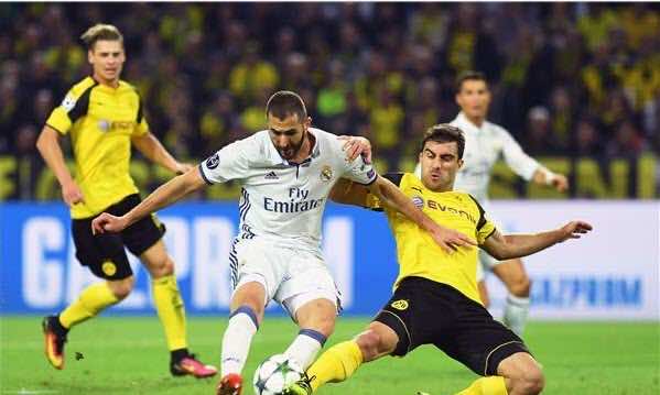 بروسيا دورتموند يفرض التعادل على ريال مدريد