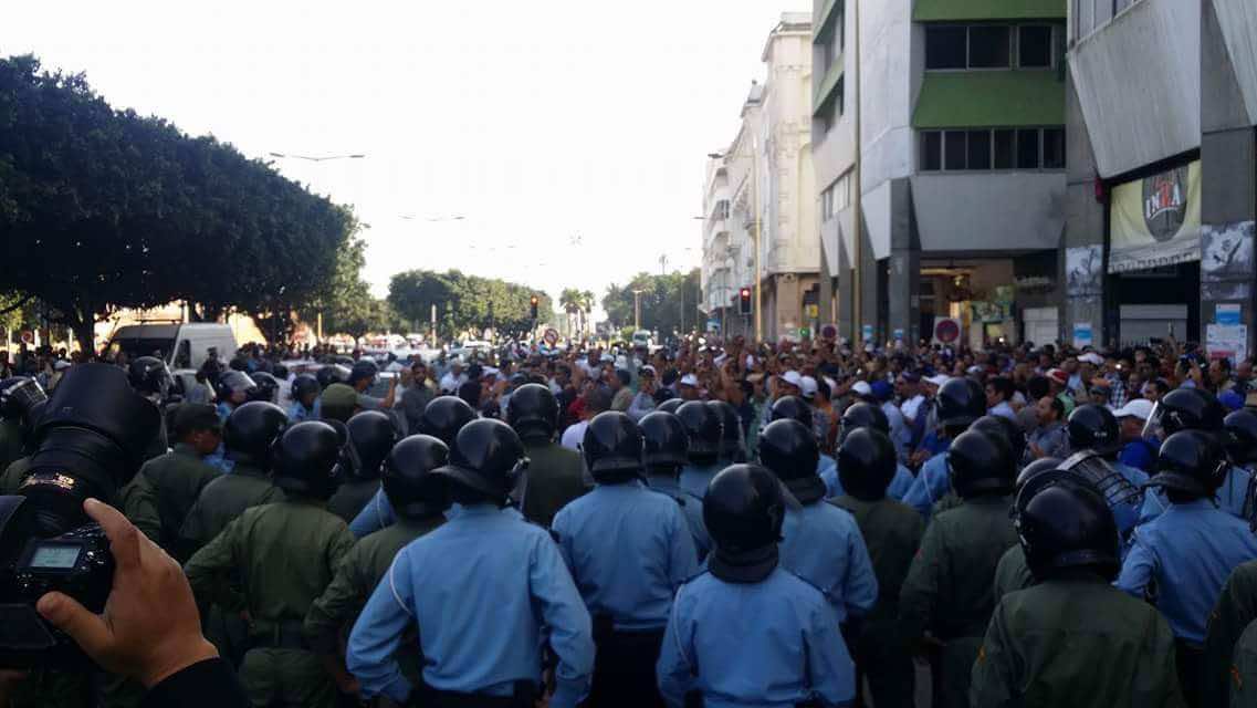 الوافي: قمع مسيرة اسقاط التقاعد مسرحية للانتقام من "البيجيدي"
