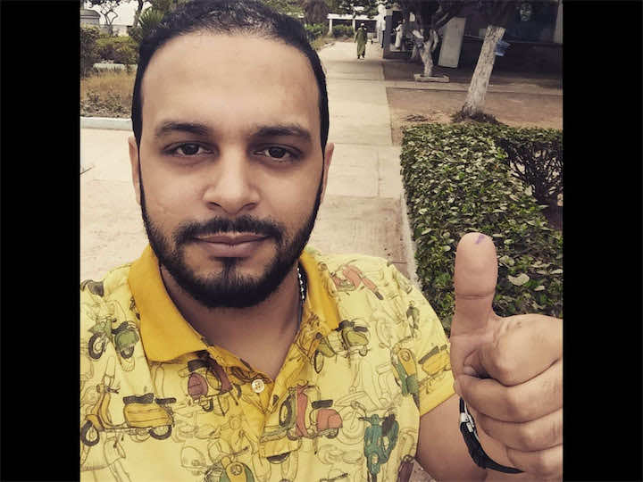 هيثم مفتاح بعد التصويت: اللي غش لبلاد الله ياخذ فيه الحق