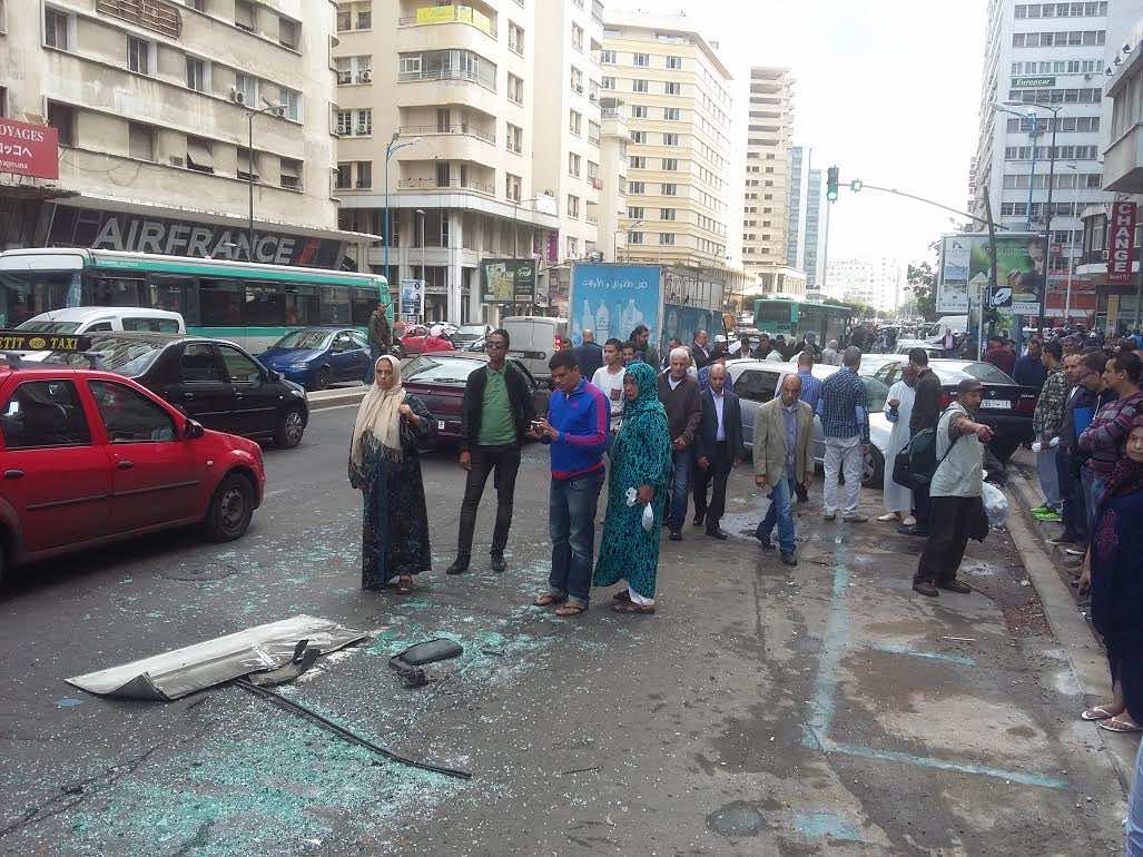حافلة نقل للركاب بالبيضاء تدهس معاقا والسائق يسلم نفسه للأمن