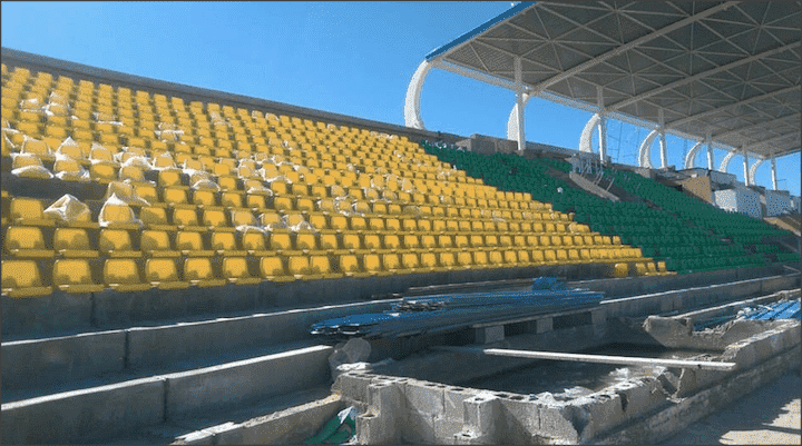 ملعب الشيخ لغضف جاهز لموعد الكأس الفضية
