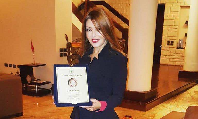 سميرة سعيد تزور مخيمات اللاجئين السوريين