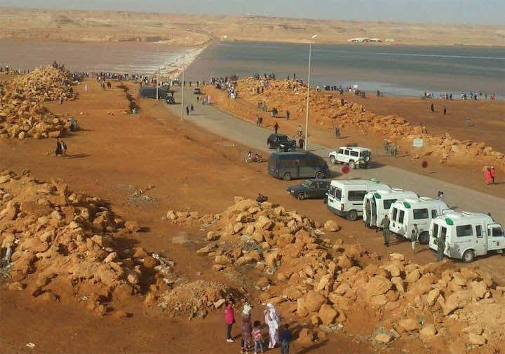 سيول وادي الساقية الحمراء تجرف الأبقار والمحاصيل وتخلف مفقودين - صور