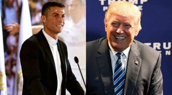 هذه هي العلاقة التي تجمع رونالدو بالرئيس الأمريكي ترامب