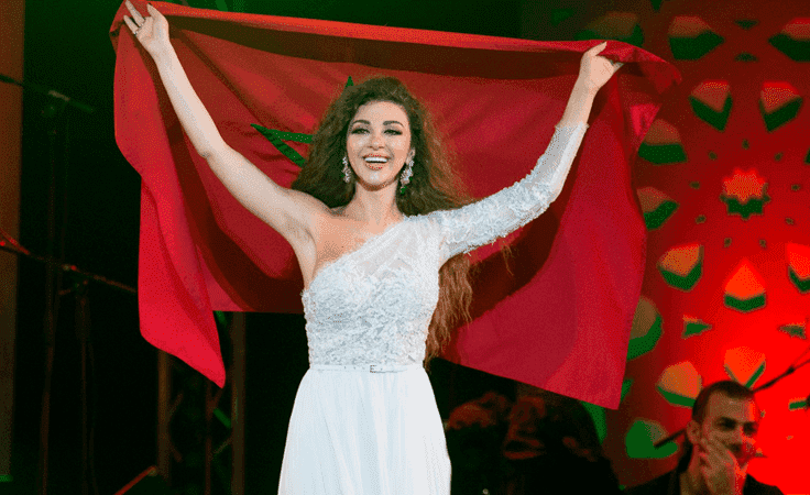 مريام فارس تتفاعل مع الزغاريد المغربية-فيديو