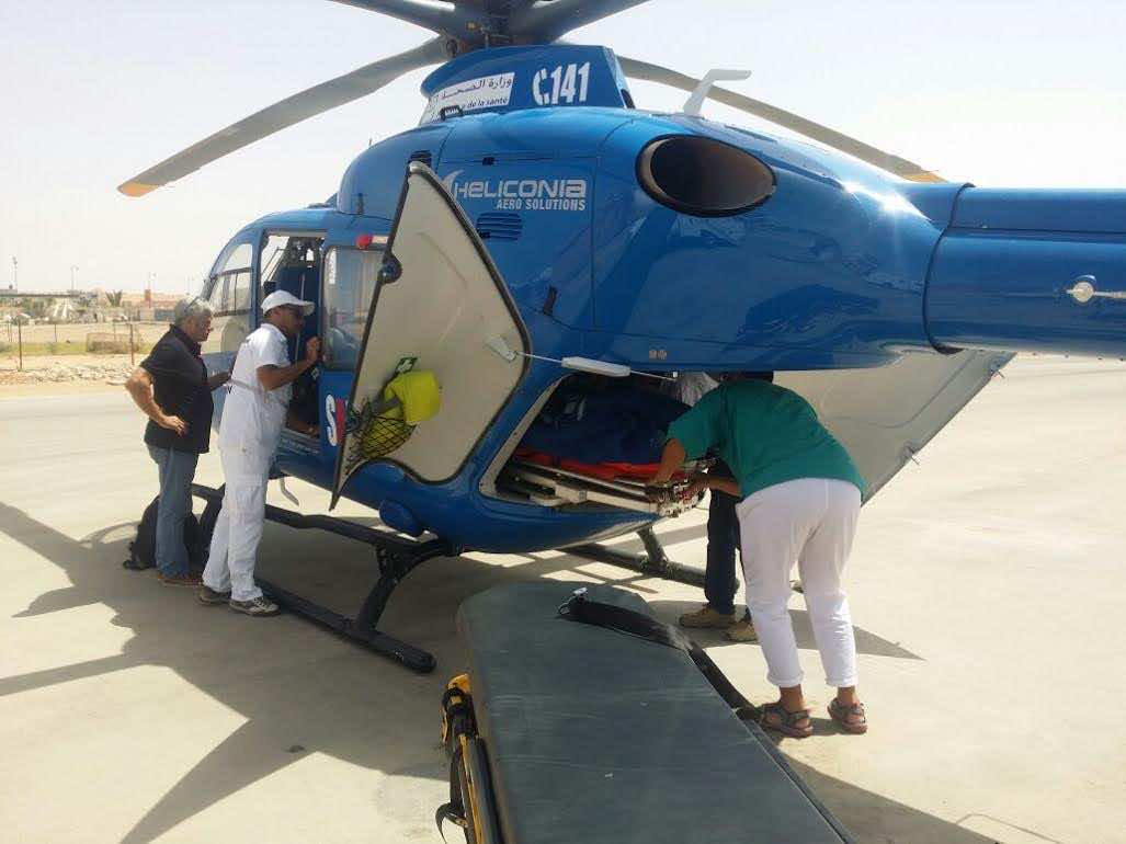طفل يسقط من الطابق الثالث بالداخلة