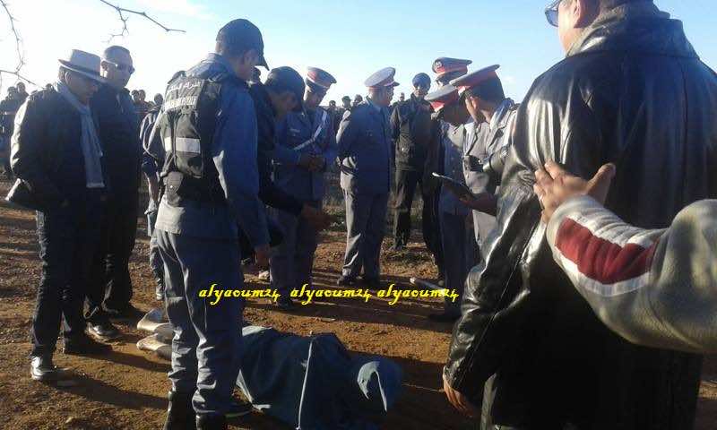 تزنيت: إعادة تمثيل جريمة قتل "سرَّاحْ" شقَّتْ عصابة جمجمته بمعول - فيديو وصور