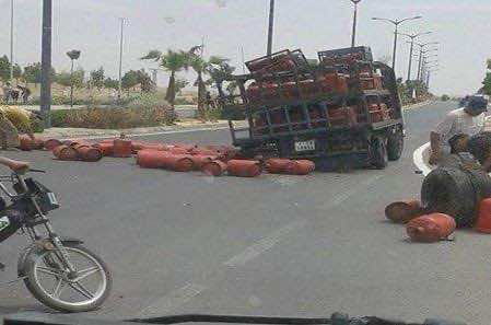 حادث لشاحنة قنينات الغاز يرعب الفاسيين