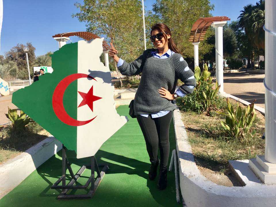 الممثلة المغربية مريم باكوش تشكر الجزائر على تكريمها– صورة