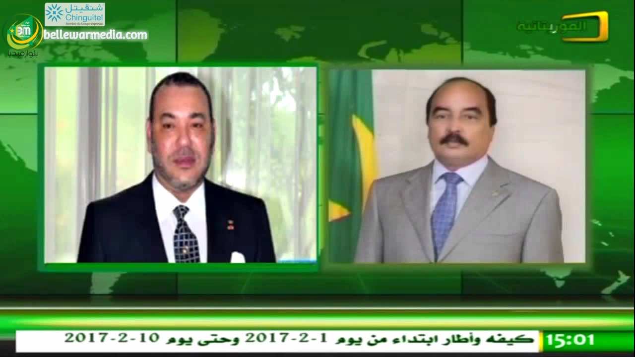 رئيس موريتانيا يصل الزويرات لاستلام رسالة محمد السادس