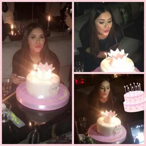 هكذا احتفلت صفاء حبيركو بعيد ميلادها