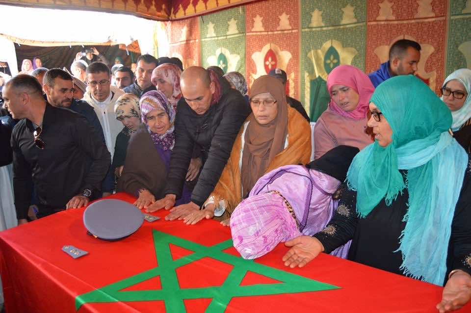 جنازة الجندي المغربي ضحية هجوم إفريقيا الوسطى - فيديو