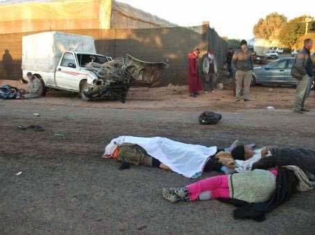 حادث سير يقتل 4 مواطنين في سوس