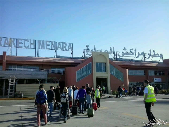 ارتفاع حركة المسافرين على مستوى مطار مراكش المنارة