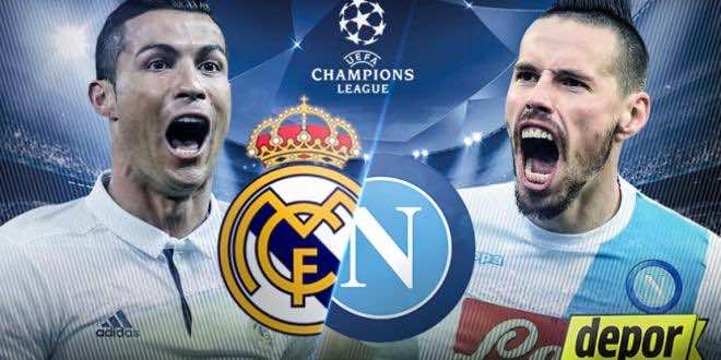 دوري الأبطال.. نابولي يتقدم على ريال مدريد في الشوط الأول