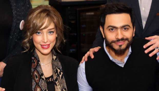 رسالة من "تامر حسني" لزوجته تشعل "الانستغرام "