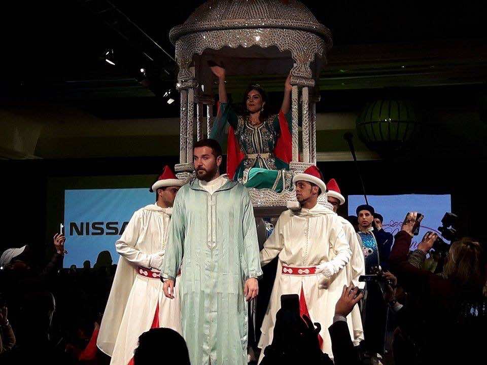 منار بطلة "سامحيني" بالعلم المغربي فوق العمارية - صور