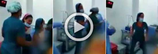 ممرضات يرقصن في قاعة للعمليات أمام مريض تحت التخدير - فيديو