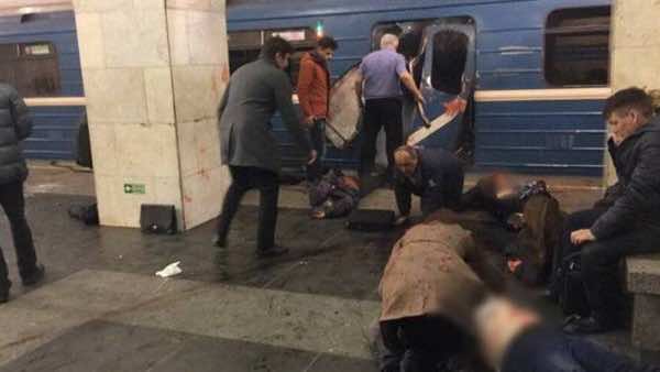 10 قتلى في تفجيرات مترو سان بطرسبرج بروسيا