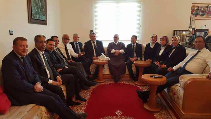 وزراء "البيجيدي" يزورون بنكيران ويتحدثون عن حكومة العثماني - فيديو
