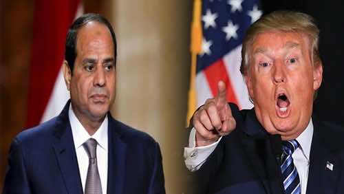 ترامب يتصل بالسيسي بشأن تفجير الكنيستين