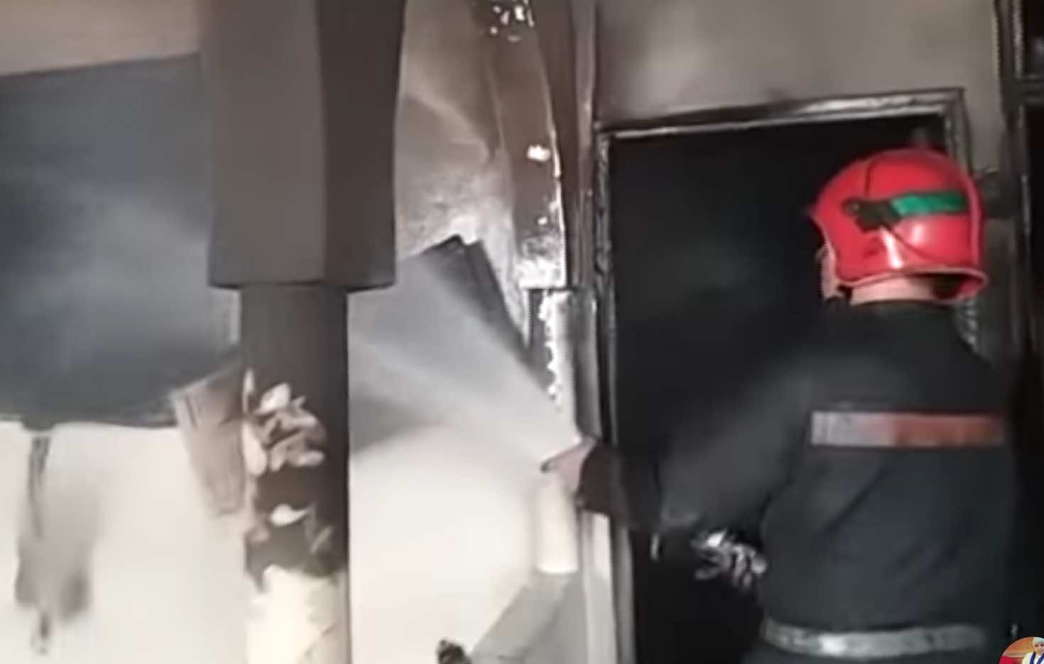 "شارجور" يتسبب في حريق جديد بحي شعبي بالبيضاء - صور