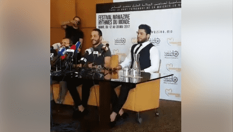 رد غير لبق من حسين الديك على صحفية في موازين