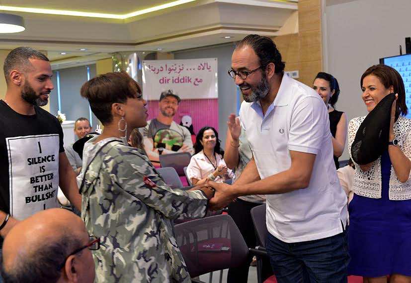 فلان ومجاهد ومسلم سفراء "إينوي" في حملة "دير إيديك" في رمضان
