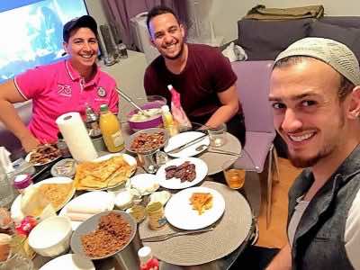 بعد غياب طويل.. سعد المجرد على مائدة الإفطار بلوك جديد - صورة