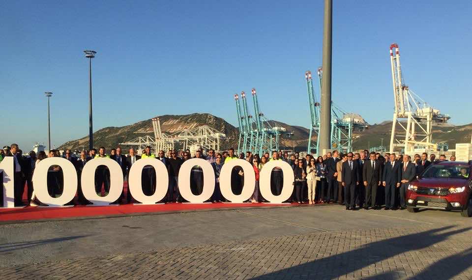 مجموعة "رونو" تحتفل بتصدير مليون سيارة مصنعة بطنجة