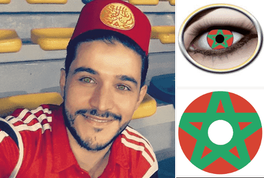 عدسات تحمل العلم المغربي تغزو الأسواق.. والسعر 259 درهما!- صور