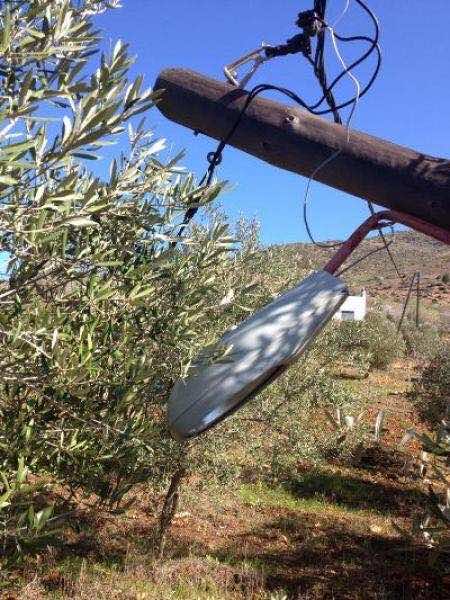 دوار ينجو من كارثة.. شاحنة تتسبب في انهيار أعمدة كهربائية عالية التوتر