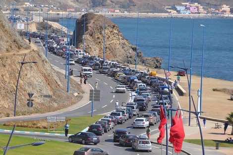 انخفاض عدد المغاربة الوافدين من باب سبتة بـ14 في المائة