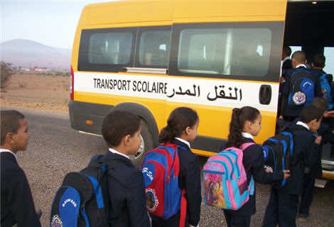 58 حافلة مجهزة ب"GPS" لمحاربة الهدر المدرسي بتارودانت