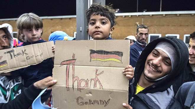 رقم قياسي للمهاجرين من إفريقيا والشرق الأوسط في ألمانيا