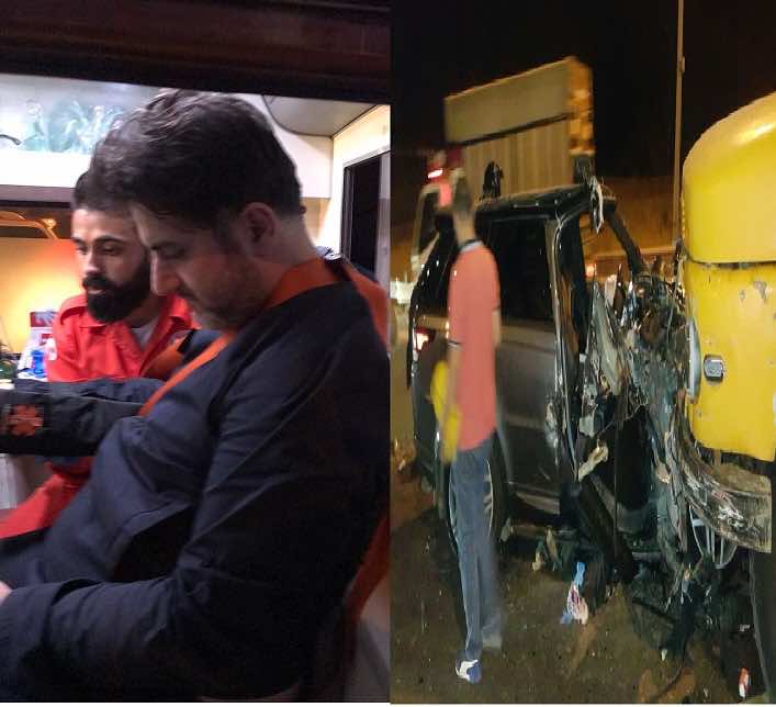 ملحم زين يتعرض لحادث مروع ويحيي حفله رغم إصابته- صور وفيديو