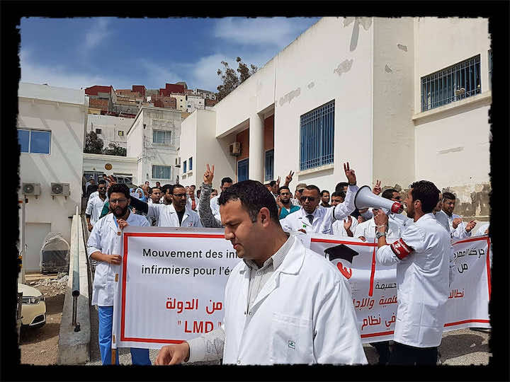 اعتقال ممرض في إمزورن بسبب مواقفه المؤيدة للحراك