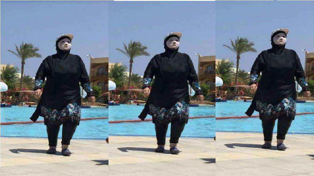 هذه حقيقة "المايو المخيف" الخاص بالمنقبات- صور