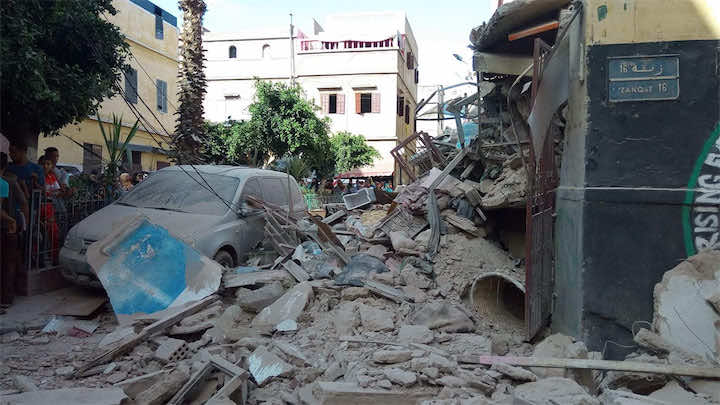 عاجل...انهيار منزل بمدينة الدار البيضاء..وحالة رعب بالحي- صور
