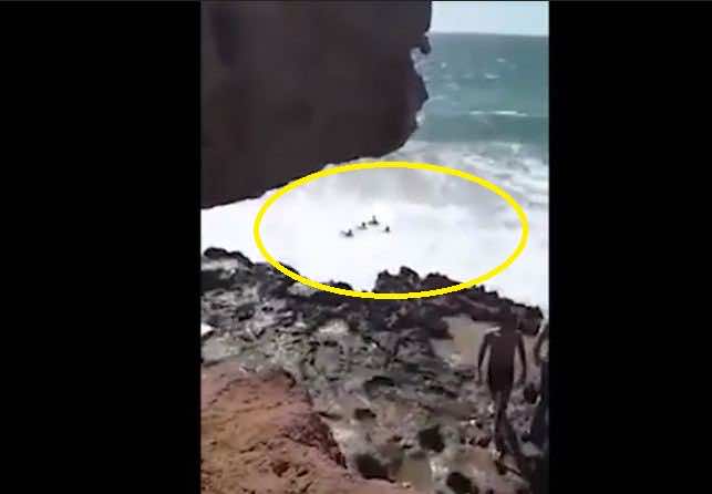 إنقاذ شاب من موت محقق وسط البحر في أكادير - فيديو