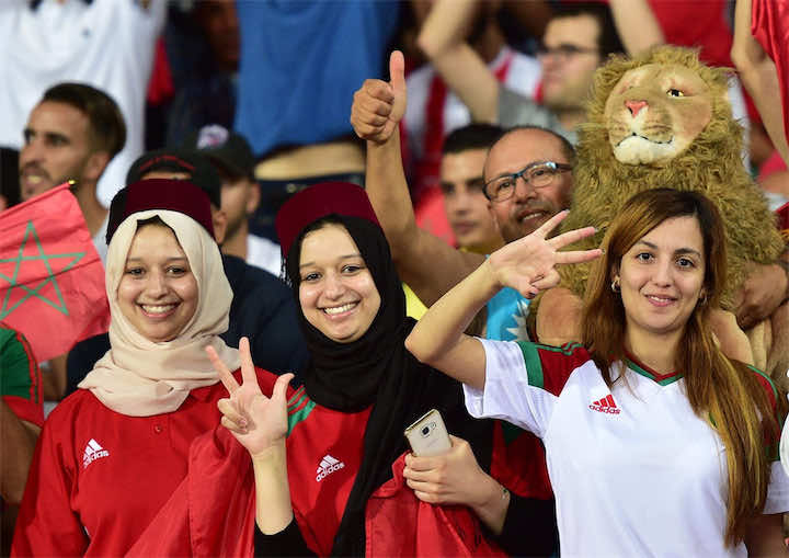 الجماهير المغربية تتجند لدعم الأسود أمام مالي