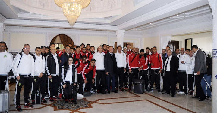 لقجع يترأس بعثة المنتخب المتوجهة لمالي عبر طائرة خاصة