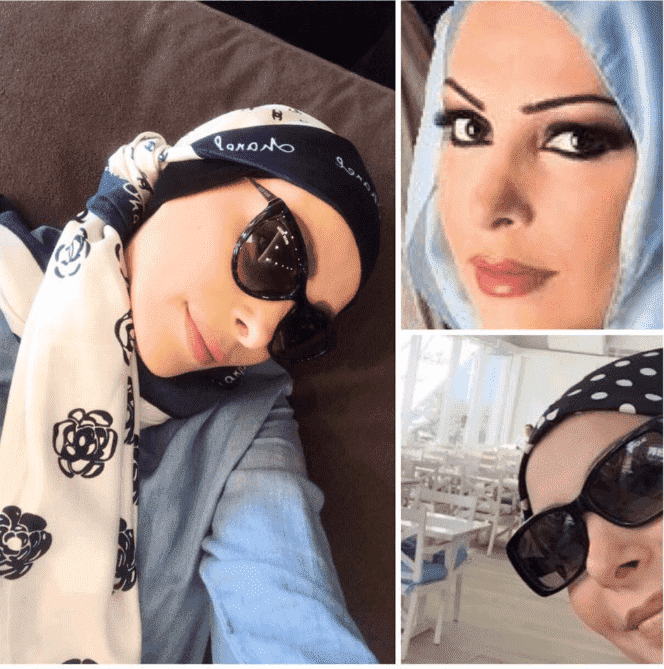 أمل حجازي ترتدي الحجاب..هل تعلن اعتزالها ؟.صور