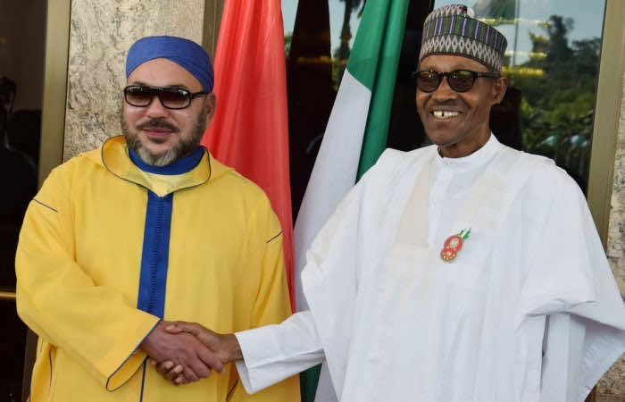 الملك يجري مباحثات هاتفية مع الرئيس النيجيري